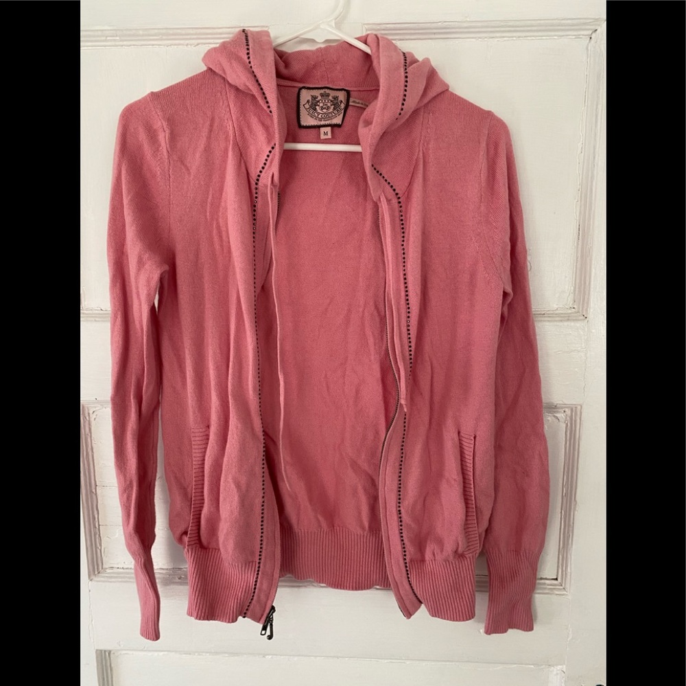 JUICY BRAND - Zip Up Sweater with Detail Lining